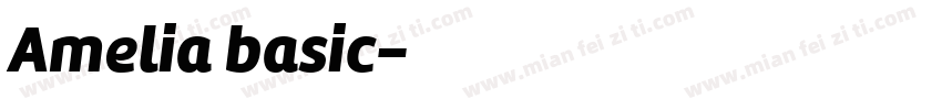 Amelia basic字体转换